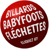 Billard, Babyfoots, Fléchettes, cliquez ici